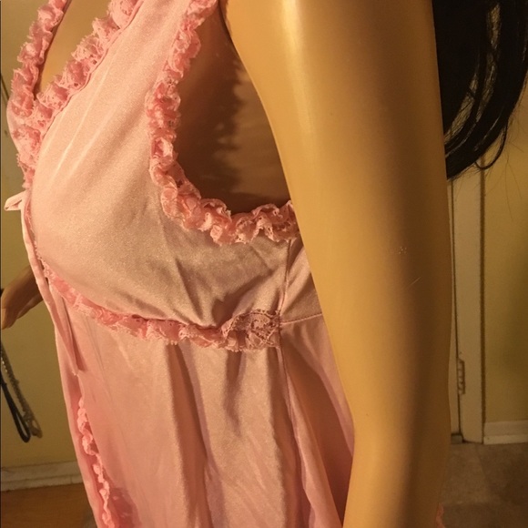 Pink One Piece Nightie - Picture 3 of 4